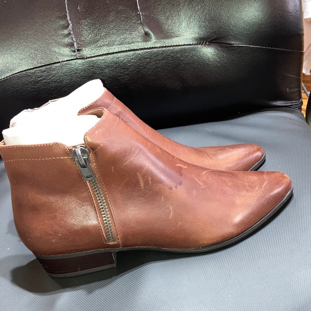 Men's Brown Leather Ankle Boots